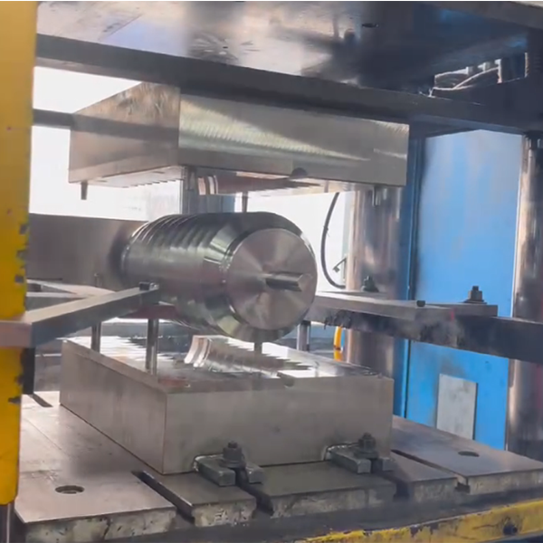 Rubber silicone injection moulds for large rubber parts rubber bellows